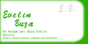 evelin buza business card